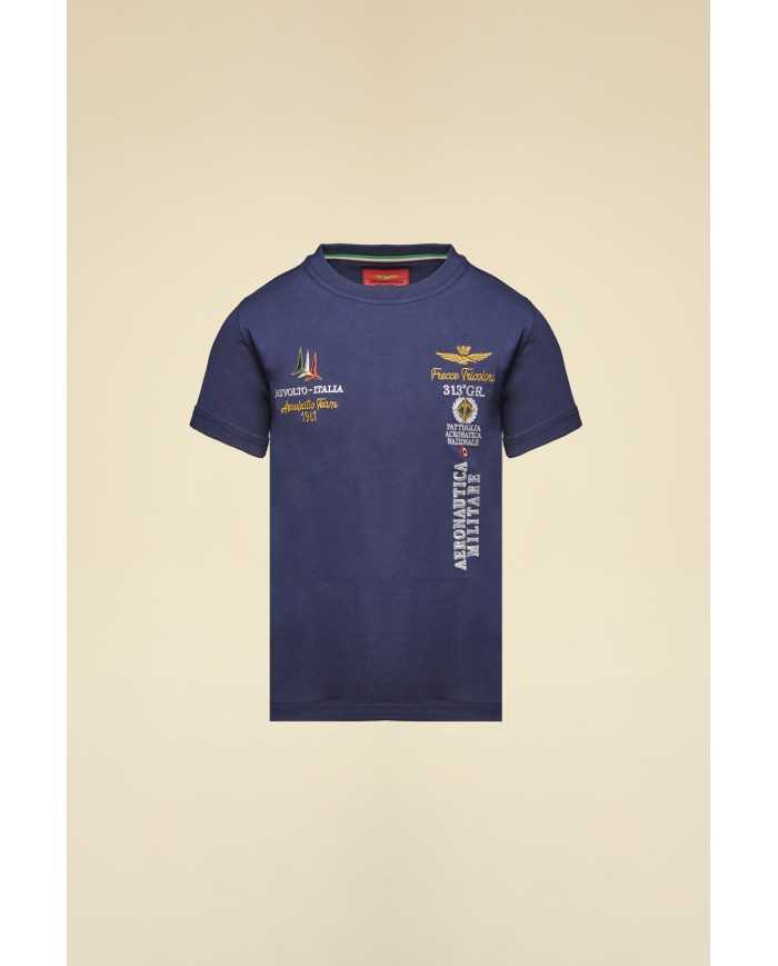 T-shirt à manches courtes brodé pour enfants