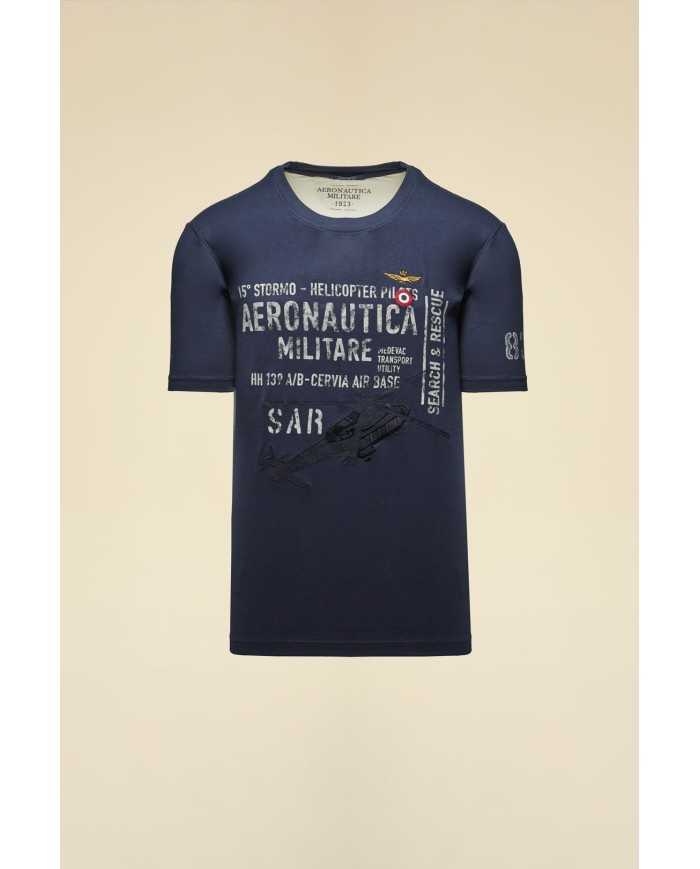 T-shirt basique à manches courtes et col rond