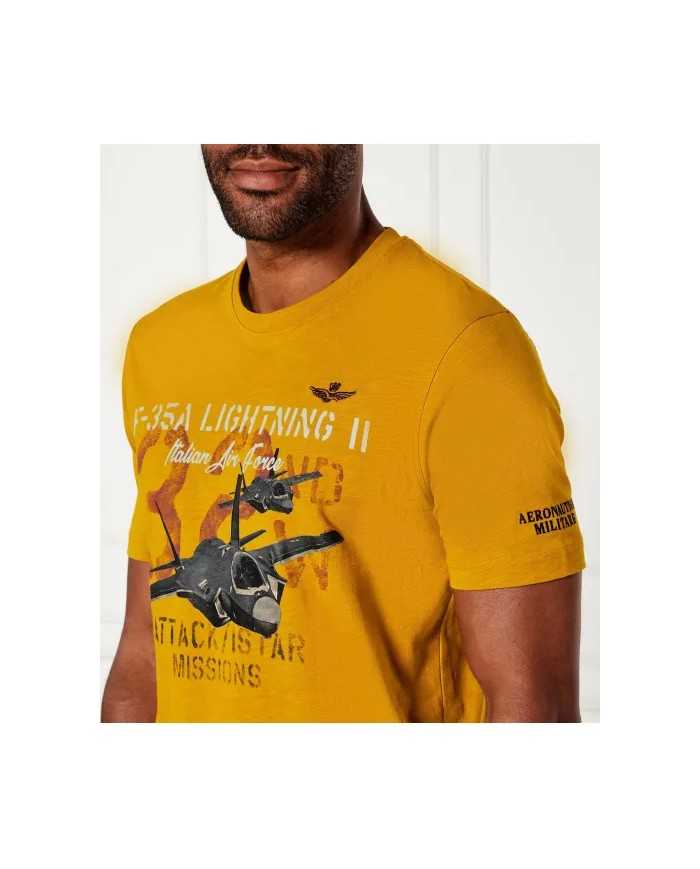 T-shirt coton flammé
