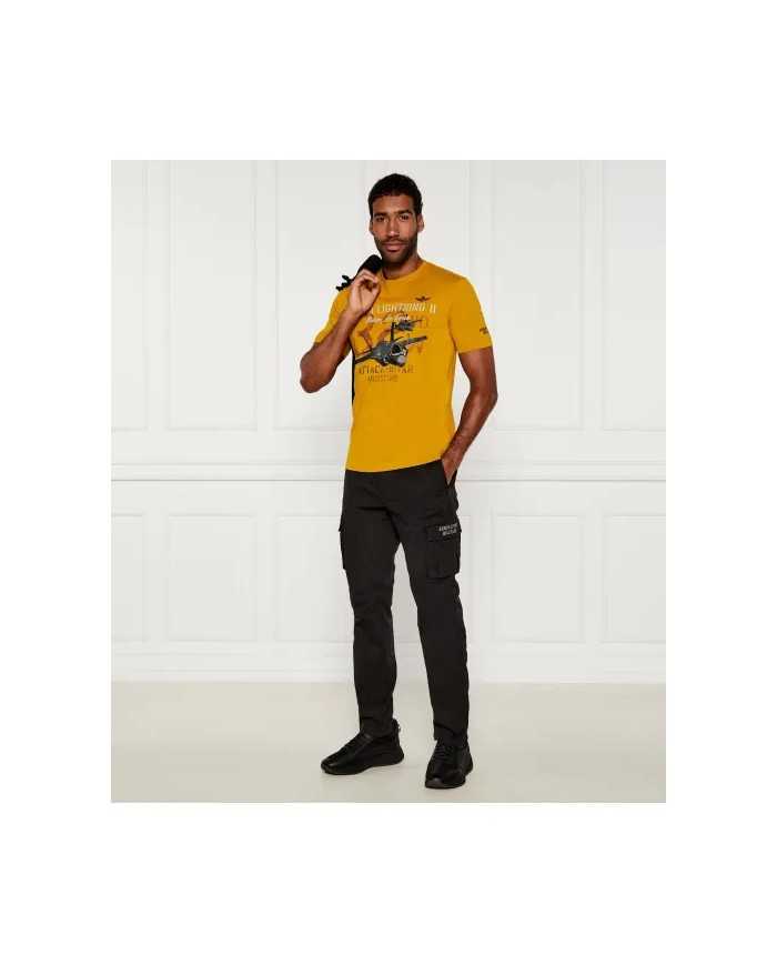 T-shirt coton flammé