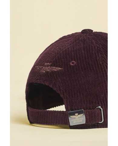 Casquette en velours côtelé