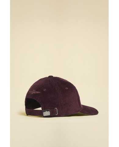 Casquette en velours côtelé