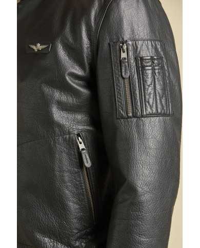 Veste en cuir AERONAUTICA MILITARE