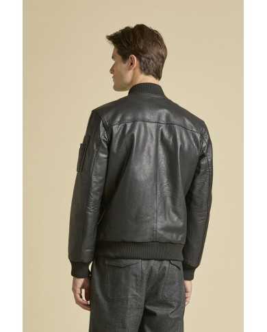 Veste en cuir AERONAUTICA MILITARE