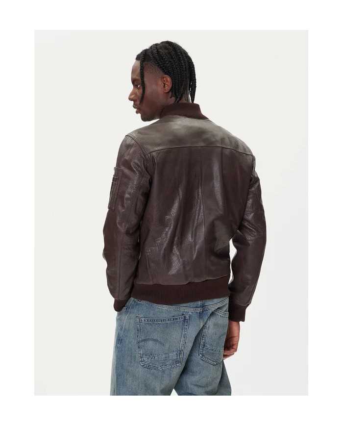 Veste en cuir AERONAUTICA MILITARE