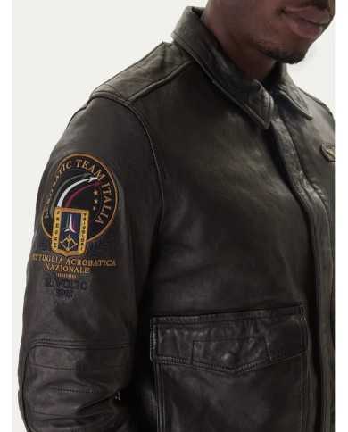 Veste en cuir AERONAUTICA MILITARE