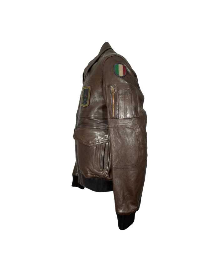 Veste en cuire