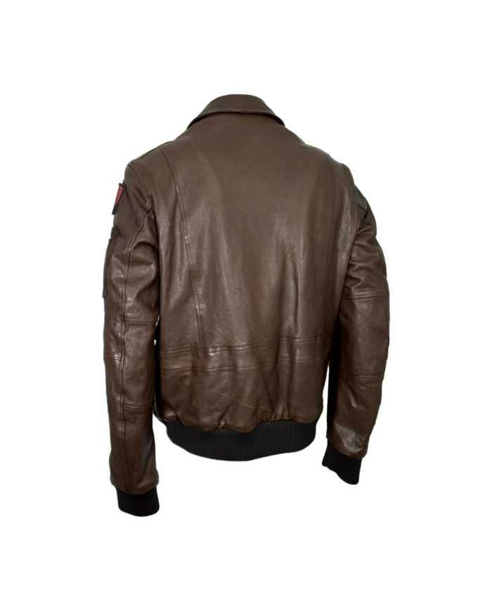 Veste en cuire
