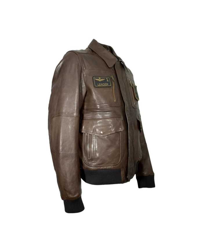 Veste en cuire