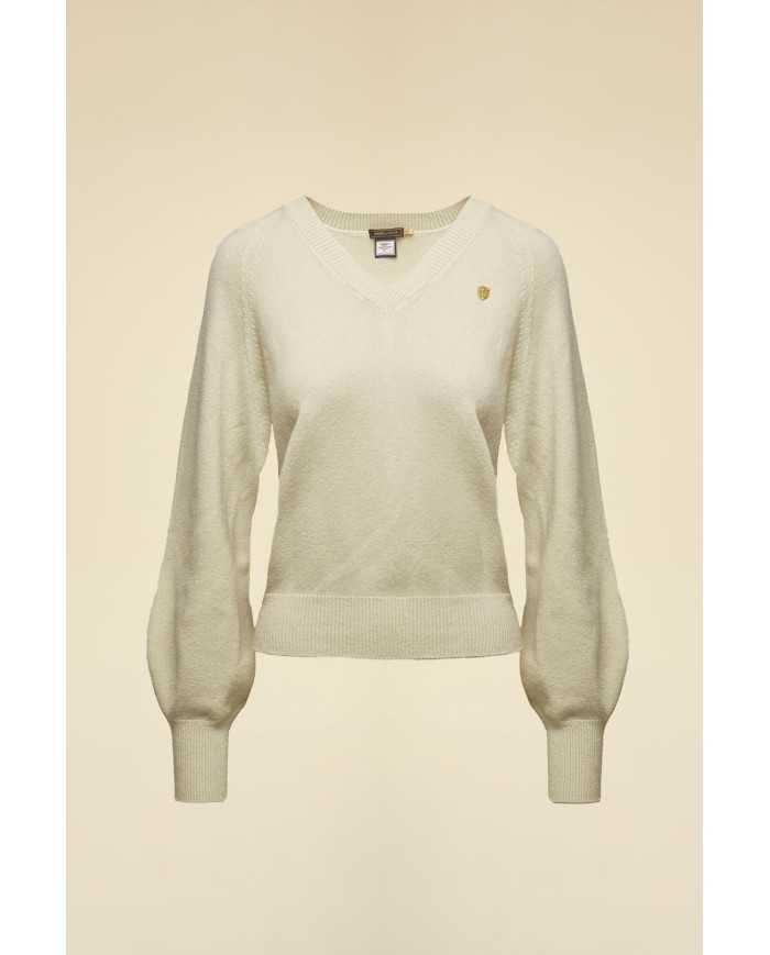 Pull teint en pièce