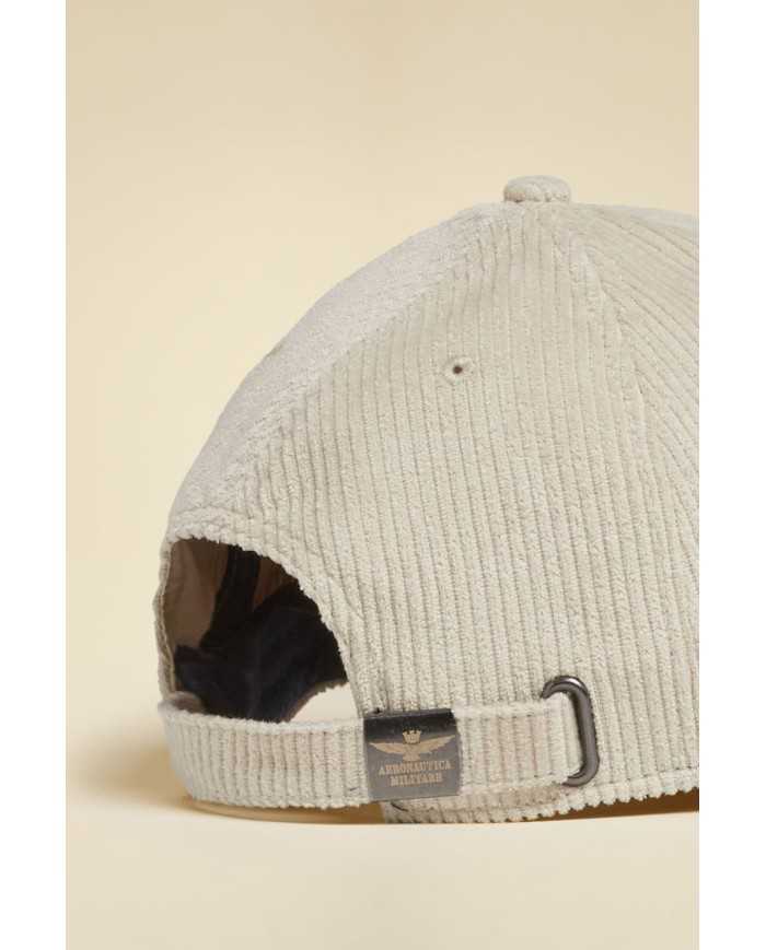 Casquette en velours côtelé
