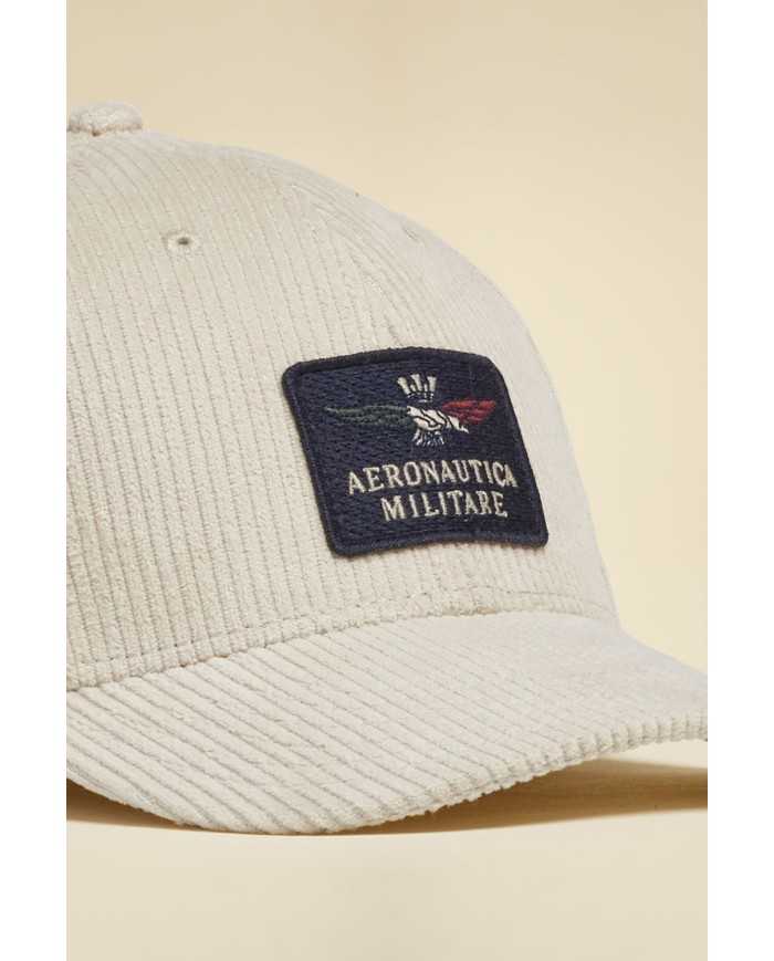 Casquette en velours côtelé