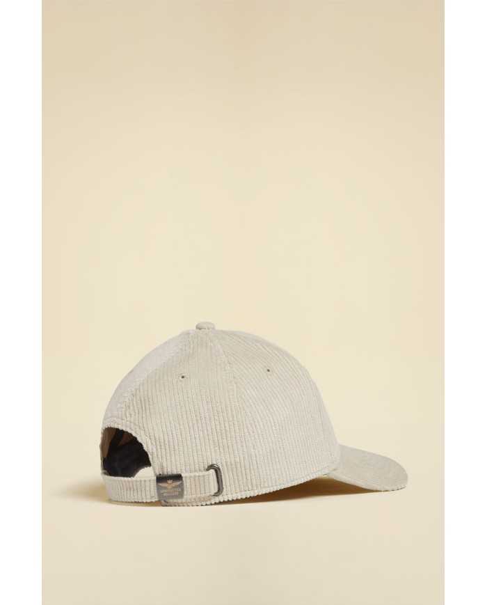 Casquette en velours côtelé