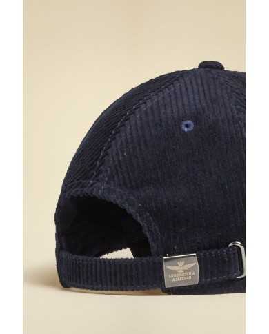 Casquette en velours côtelé
