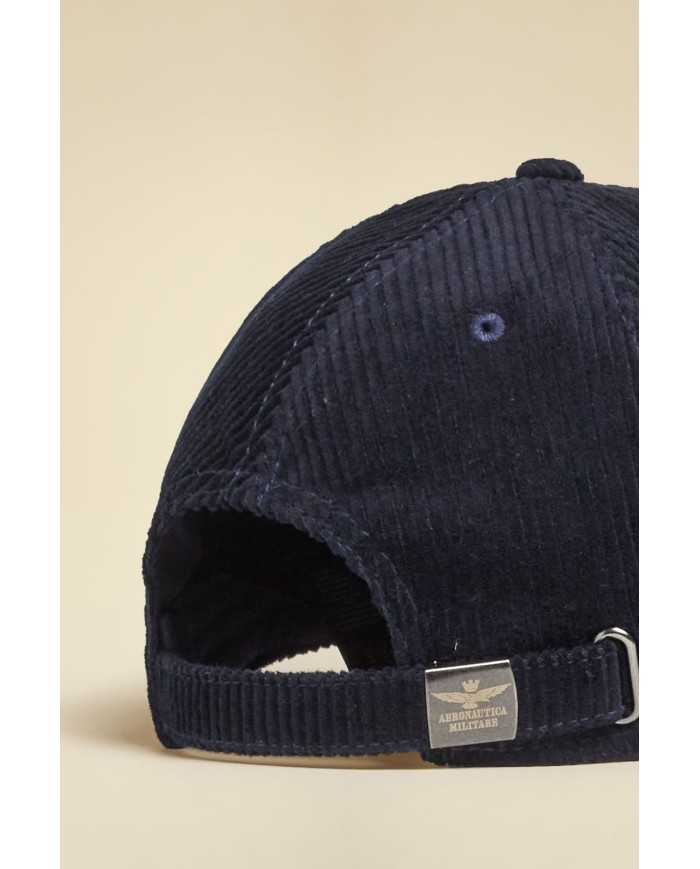 Casquette en velours côtelé