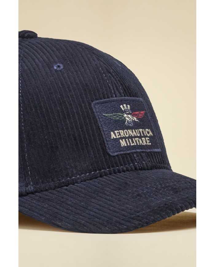 Casquette en velours côtelé