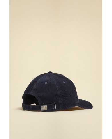 Casquette en velours côtelé