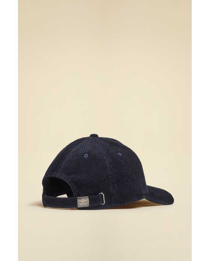 Casquette en velours côtelé