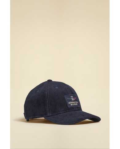 Casquette en velours côtelé