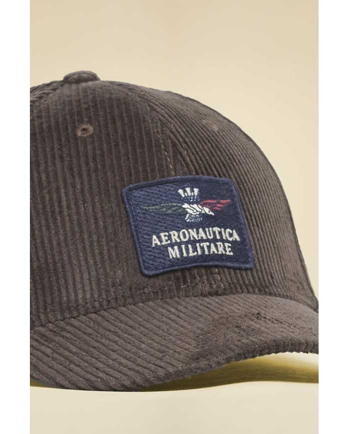 Casquette en velours côtelé