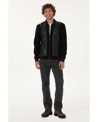 Jacket en cuir US POLO