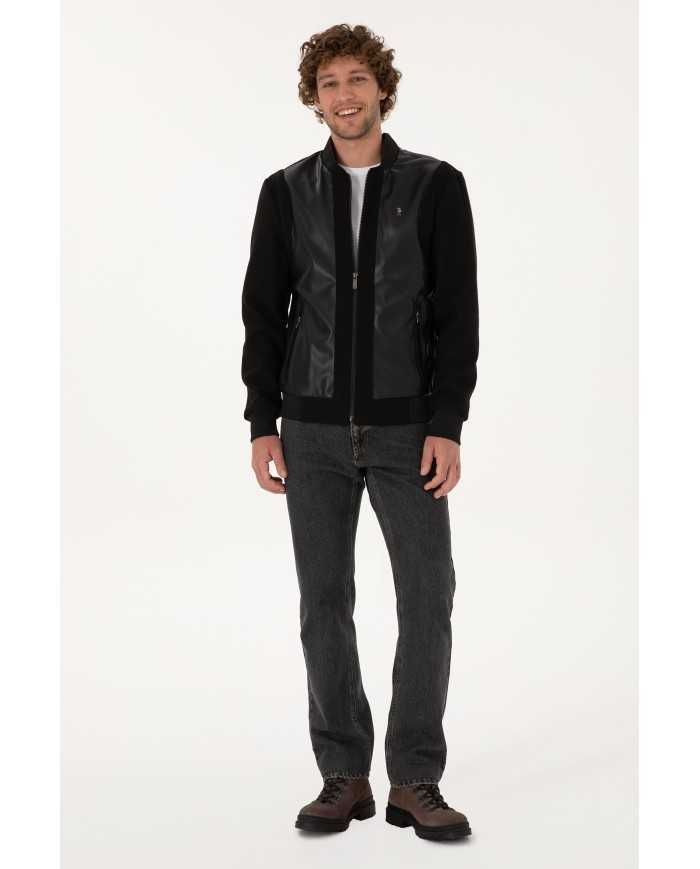 Jacket en cuir US POLO