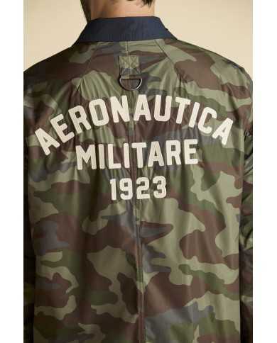 Veste coach camouflée pliable
