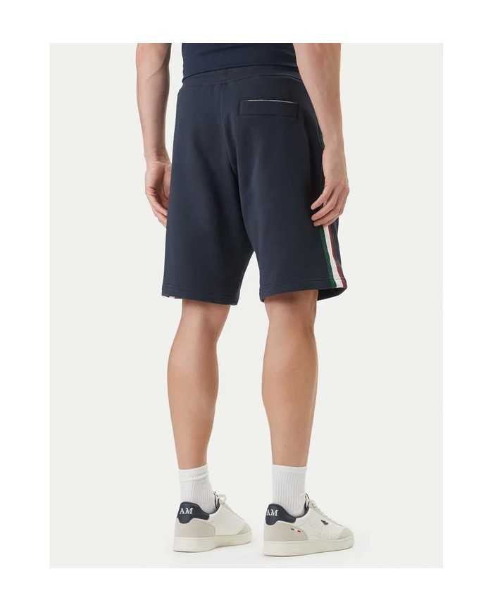 Short sport en molleton avec tricolore