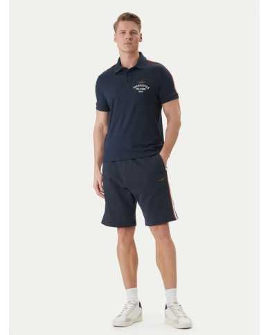 Short sport en molleton avec tricolore