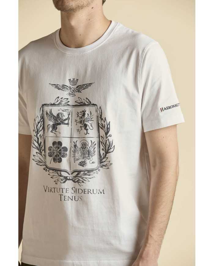 T-shirt en coton avec imprimé Tornado