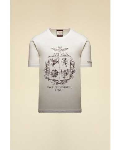 T-shirt en coton avec imprimé Tornado