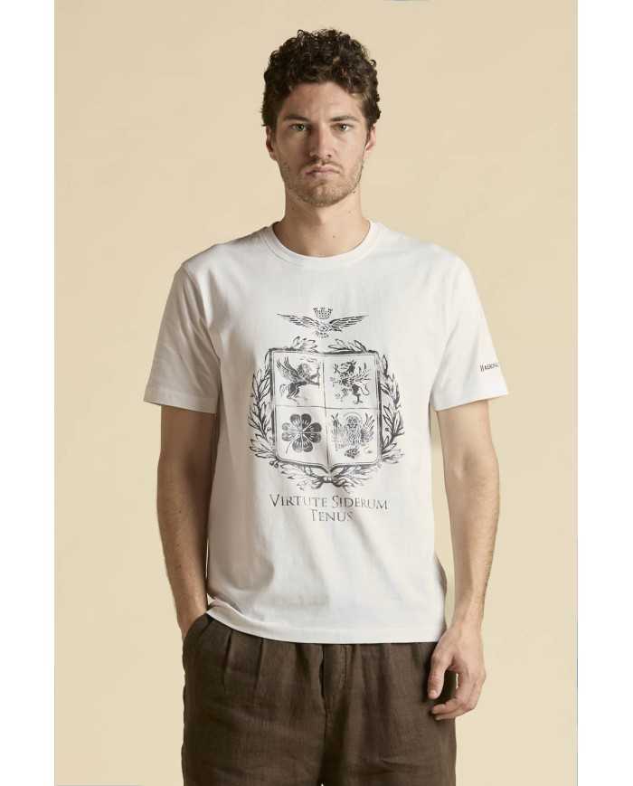 T-shirt en coton avec imprimé Tornado