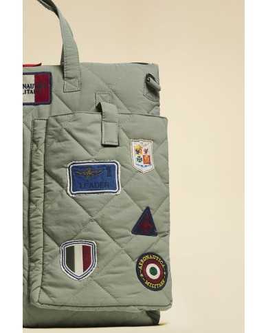 Sac porte-casque matelassé multi-patch
