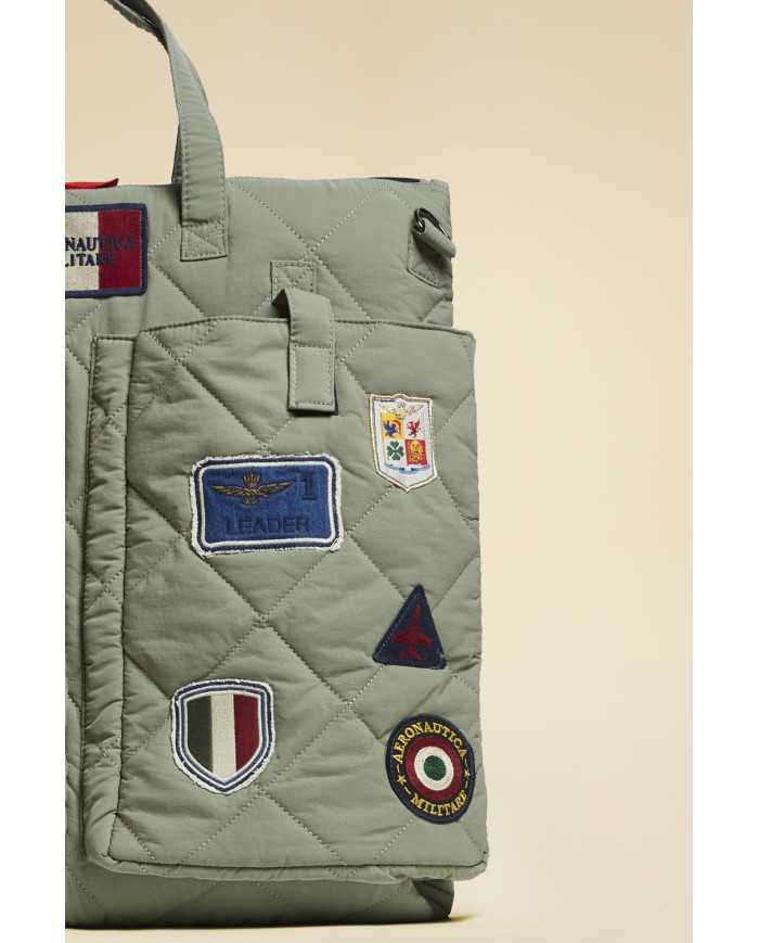 Sac porte-casque matelassé multi-patch