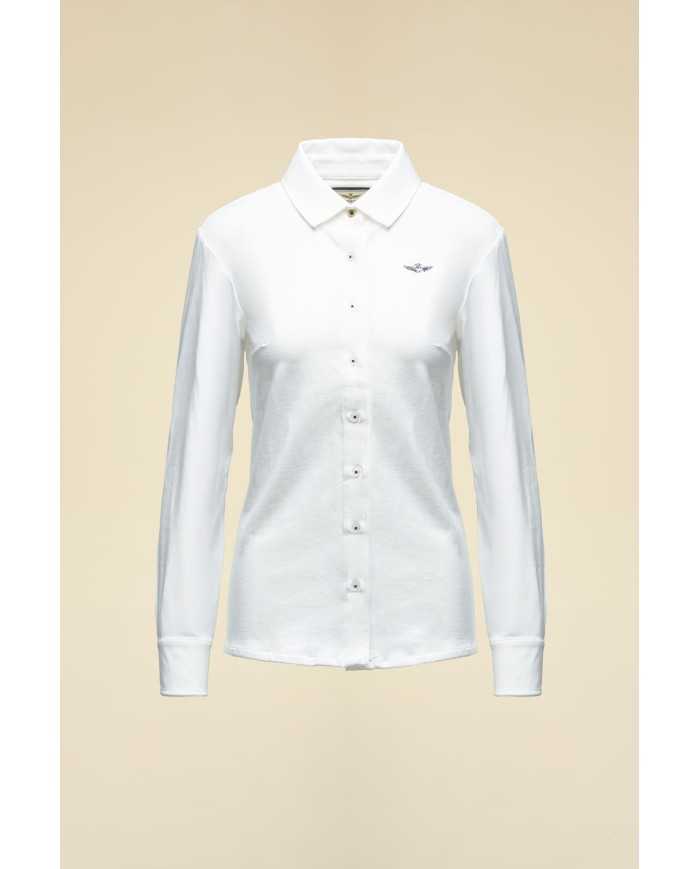 Chemise slim en coton stretch