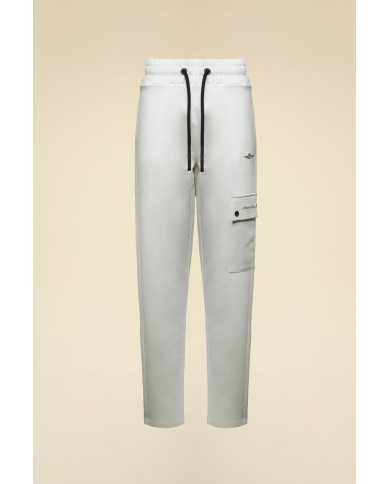 Pantalon de jogging en polaire avec taille élastiquée à cordon