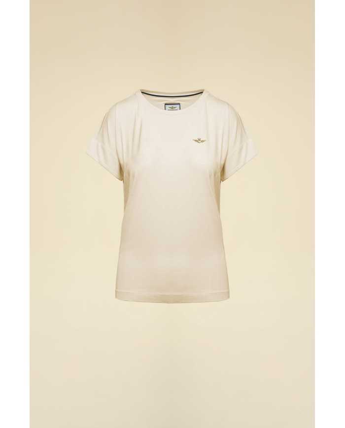 T-shirt à manches courtes avec revers