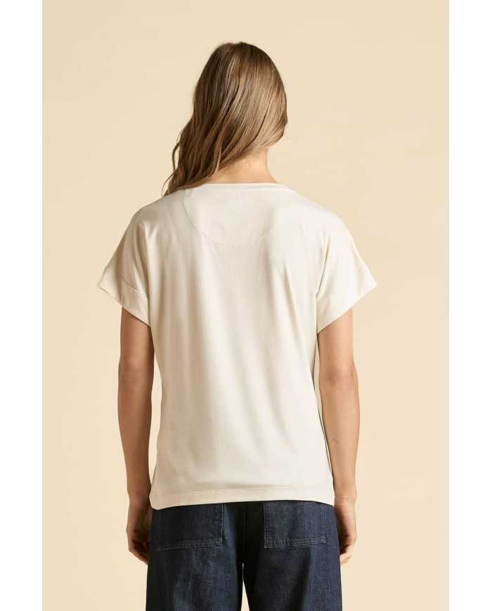 T-shirt à manches courtes avec revers