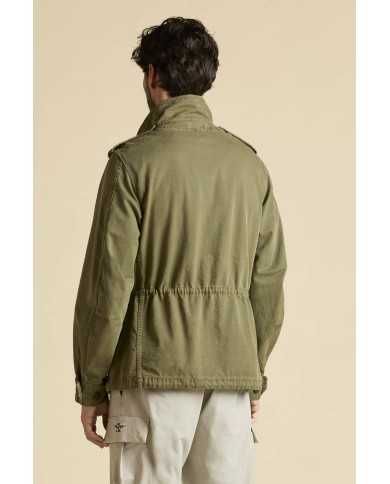 veste de campagne en coton teint en pièce