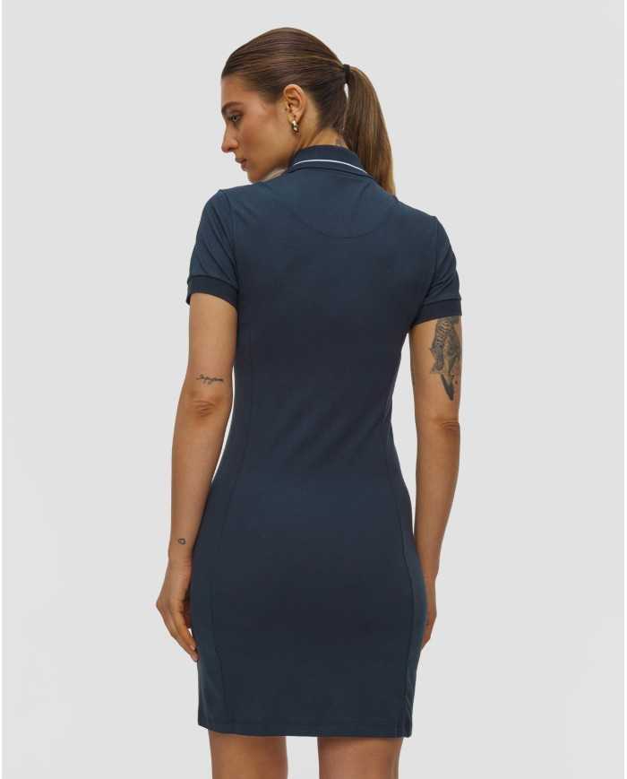 Robe en piqué de coton stretch