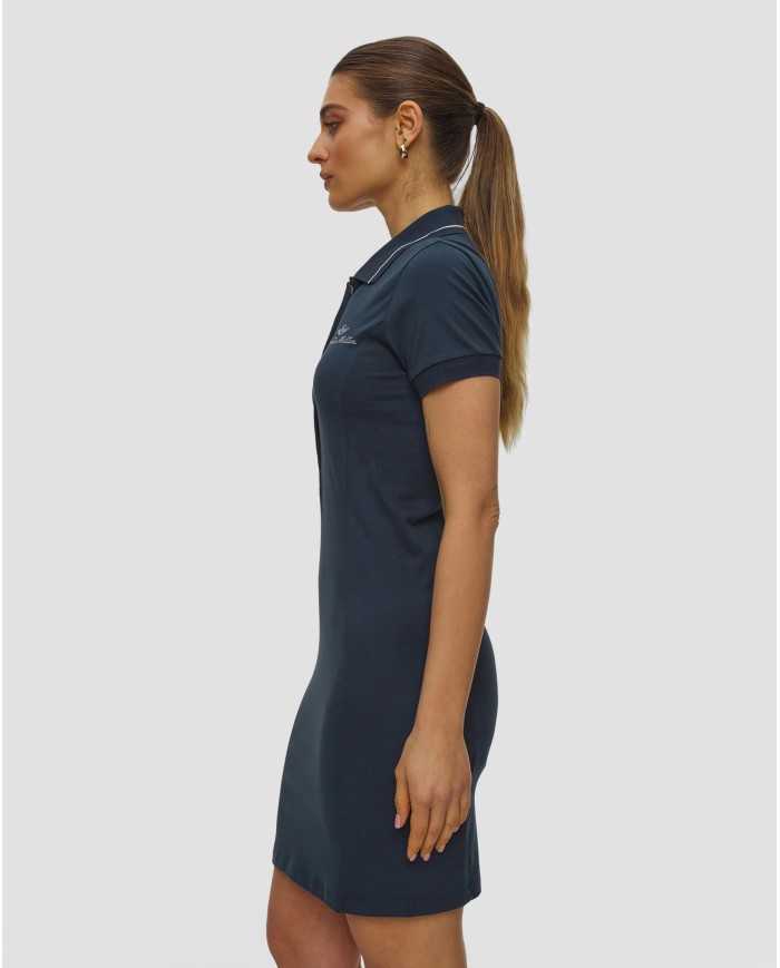 Robe en piqué de coton stretch