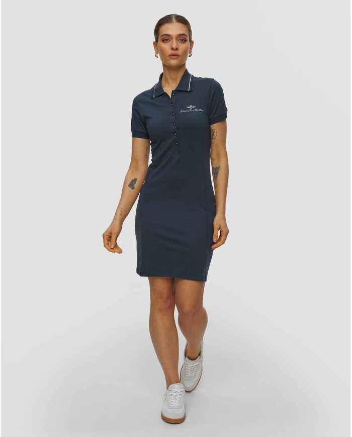Robe en piqué de coton stretch