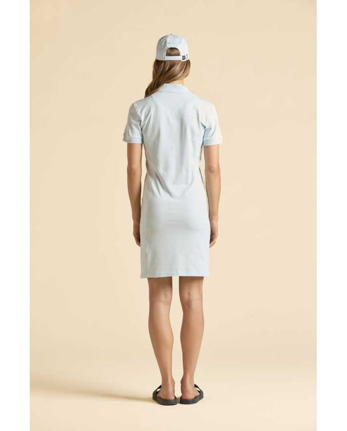 Robe en piqué de coton stretch