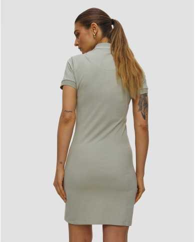 Robe en piqué de coton stretch