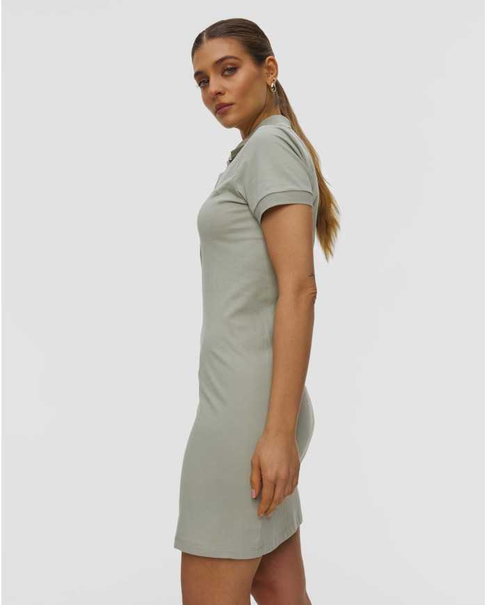 Robe en piqué de coton stretch