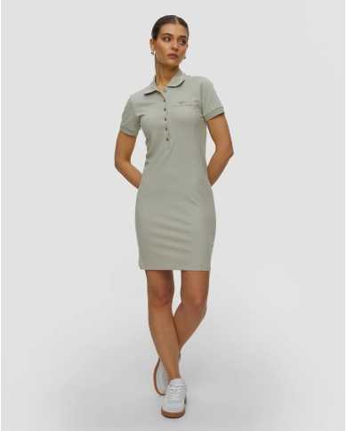 Robe en piqué de coton stretch