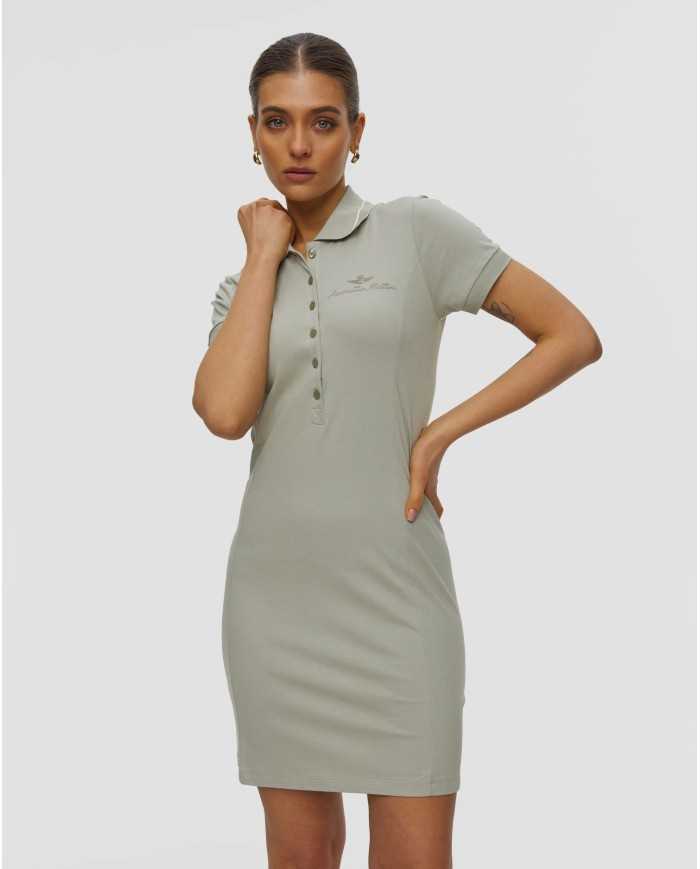 Robe en piqué de coton stretch