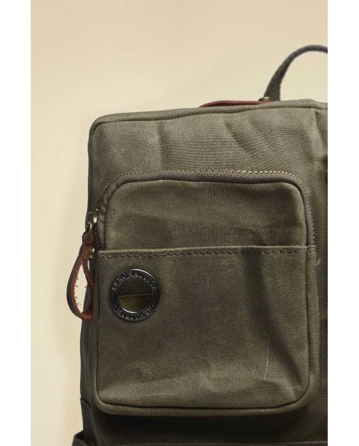 Sac à dos porte-pc en canvas de coton